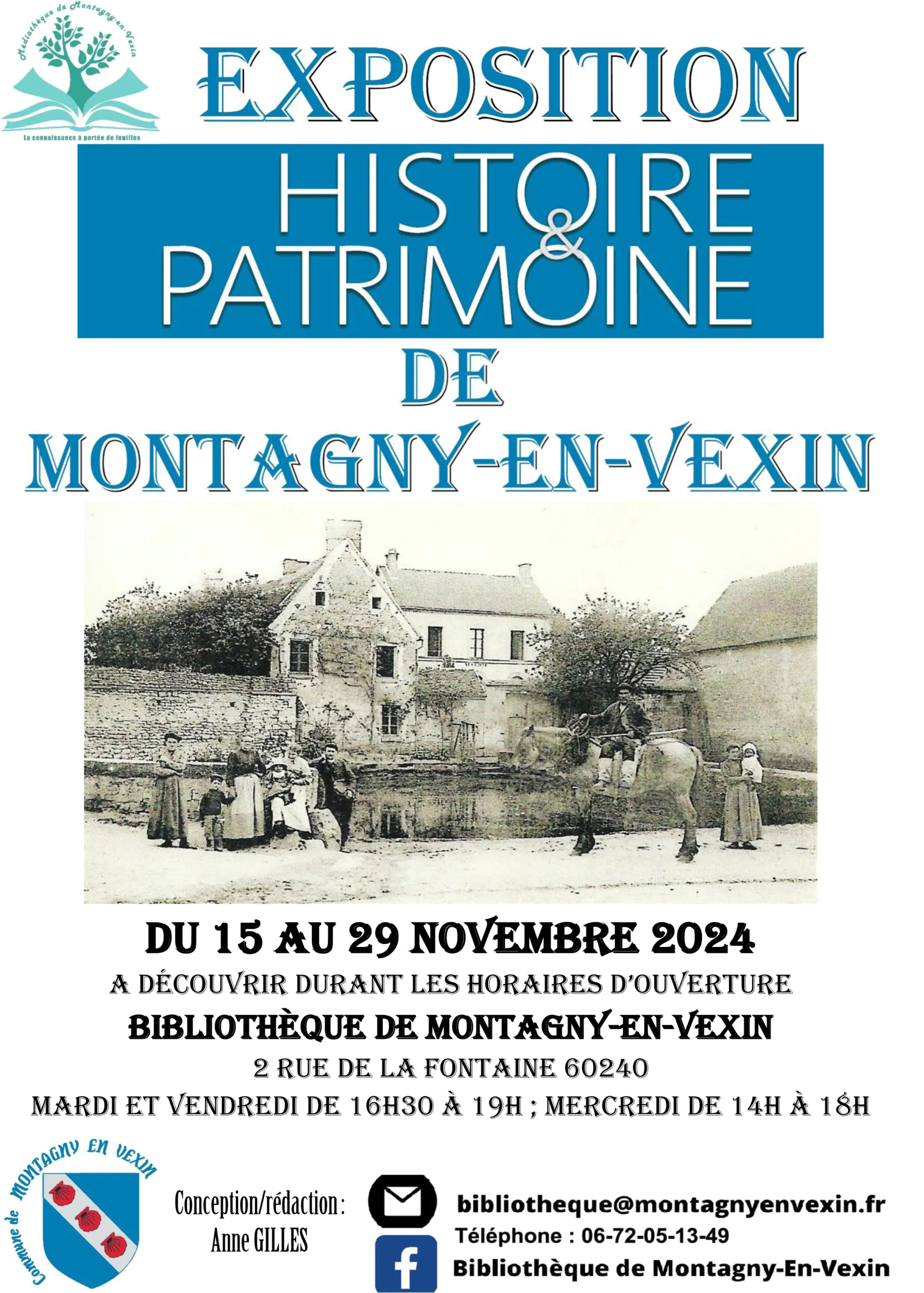 Exposition "Histoire et patrimoine de Montagny en Vexin"