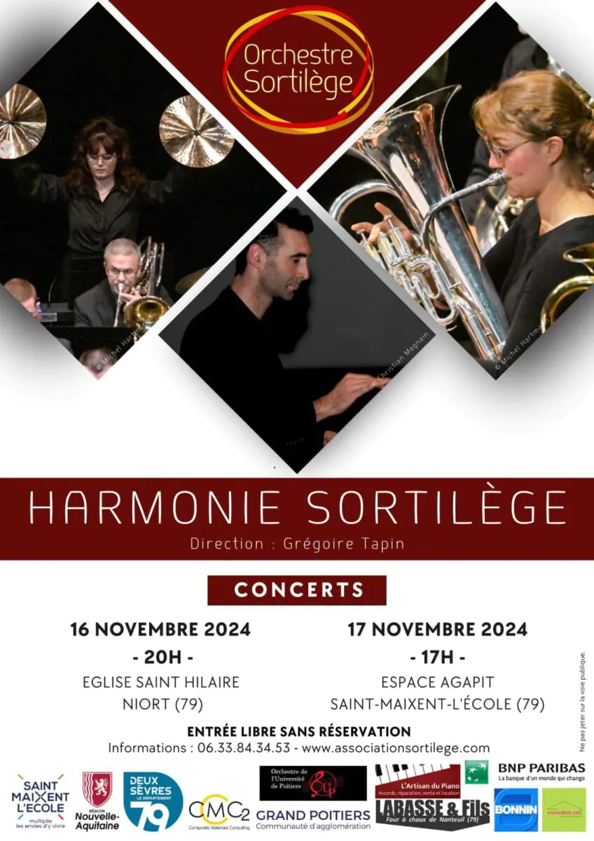 Concert Harmonie Sortilège à Niort