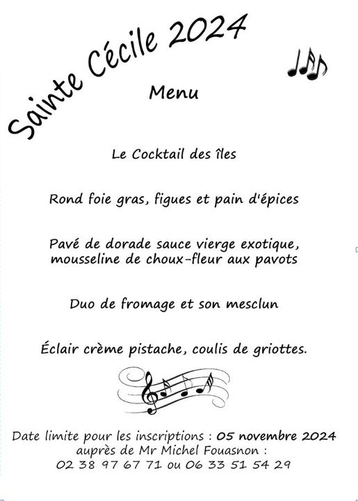 Repas de la Sainte Cécile