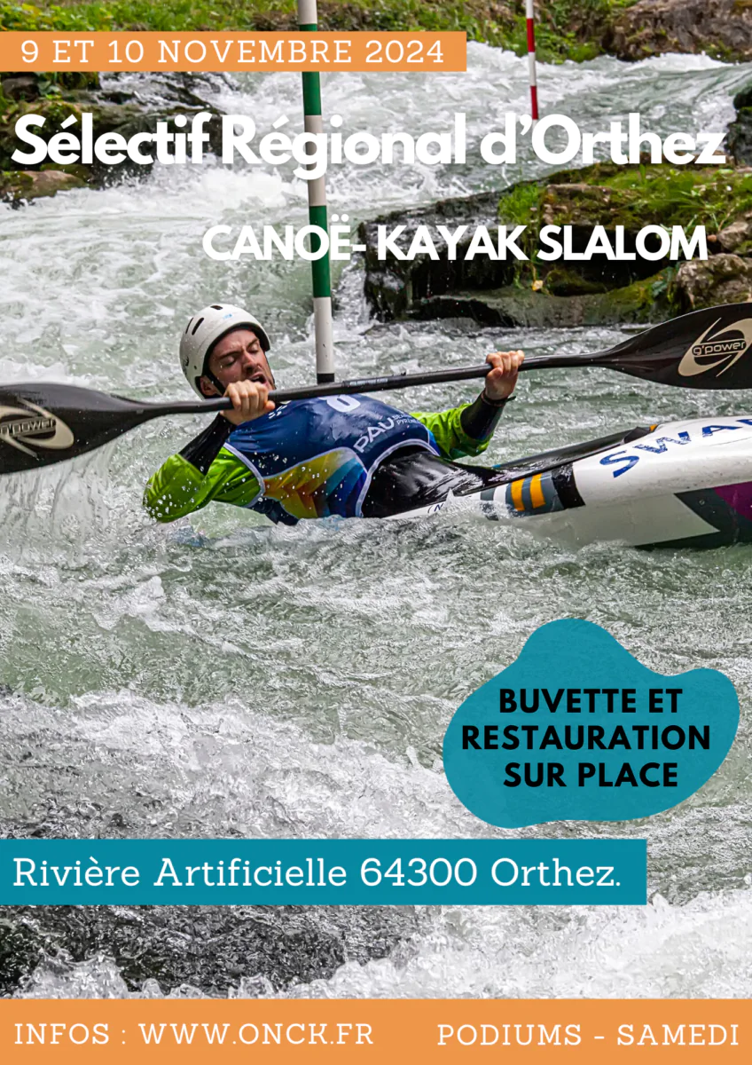 Sélectif Régional de Canoë-kayak slalom 2024