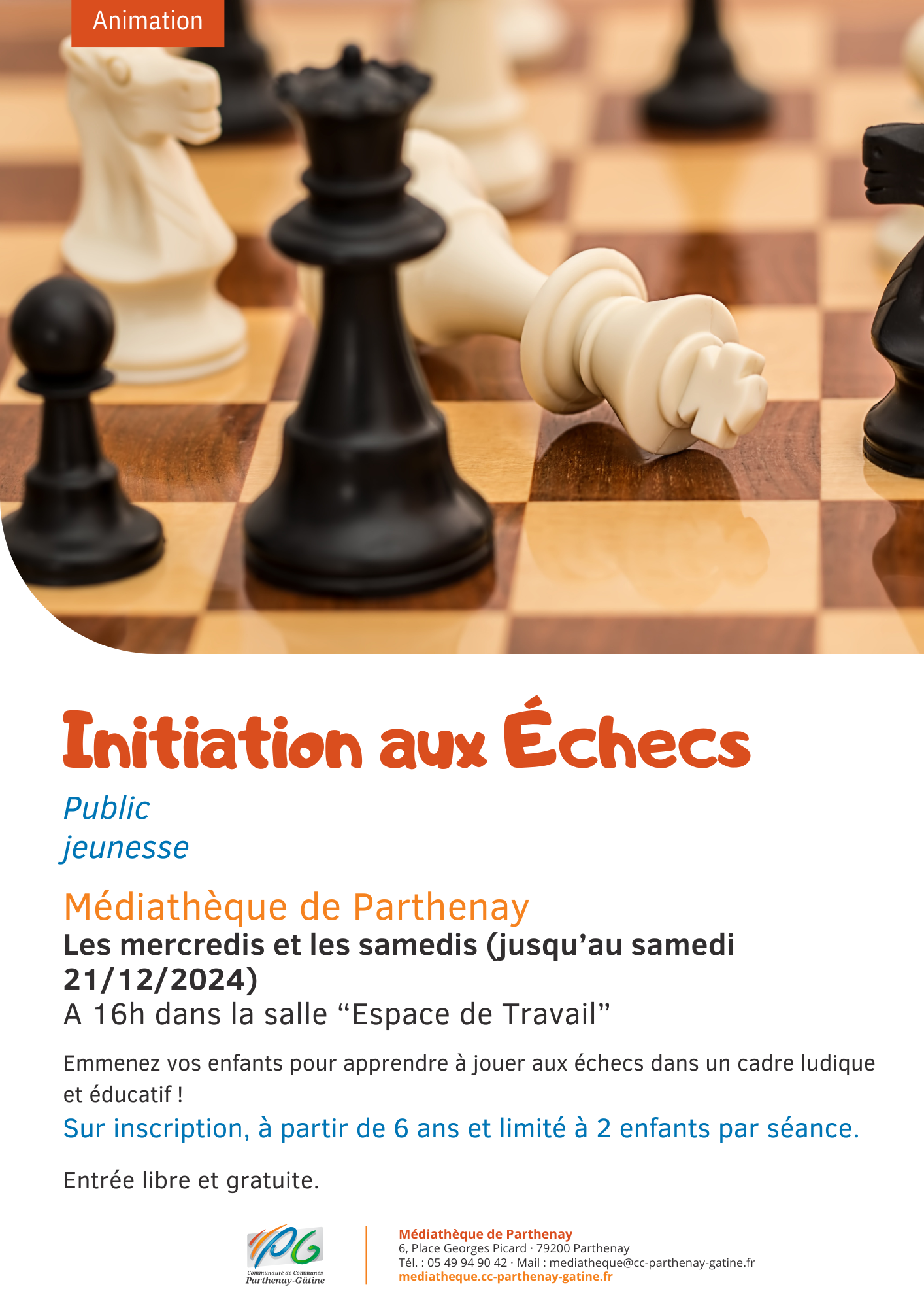 Initiations aux échecs