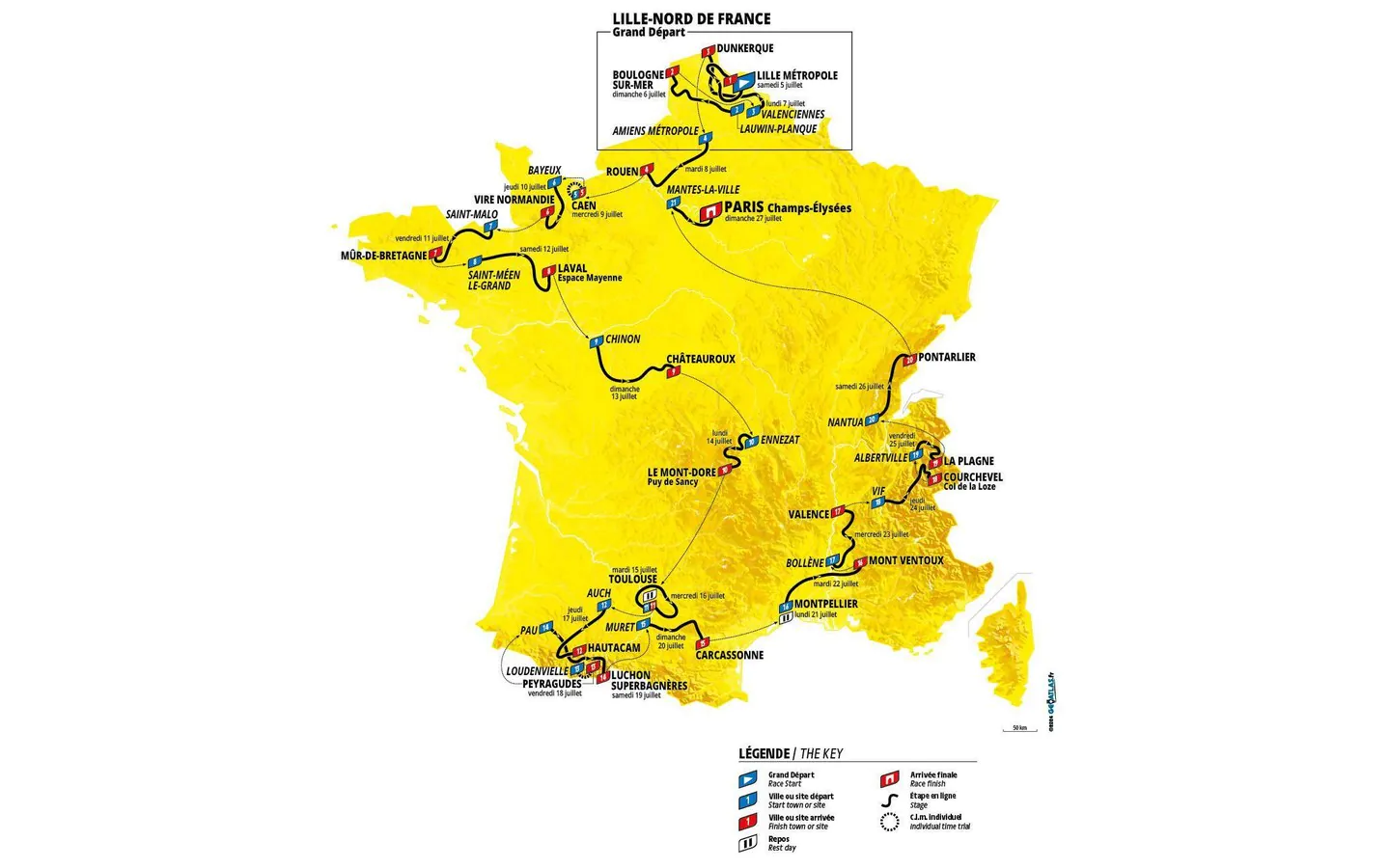 Tour de France 2024 Etape Pau / Luchon Superbagnères