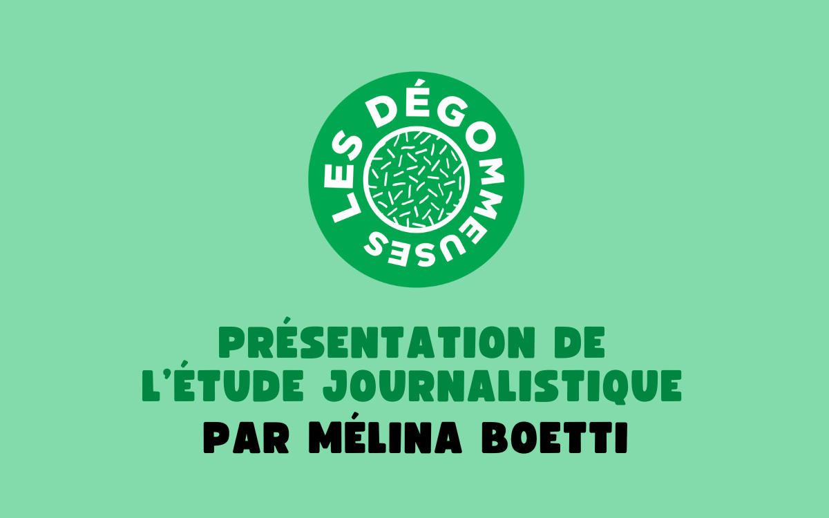 Présentation de l’Étude journalistique de Mélina Boetti Galerie du Montparnasse Paris