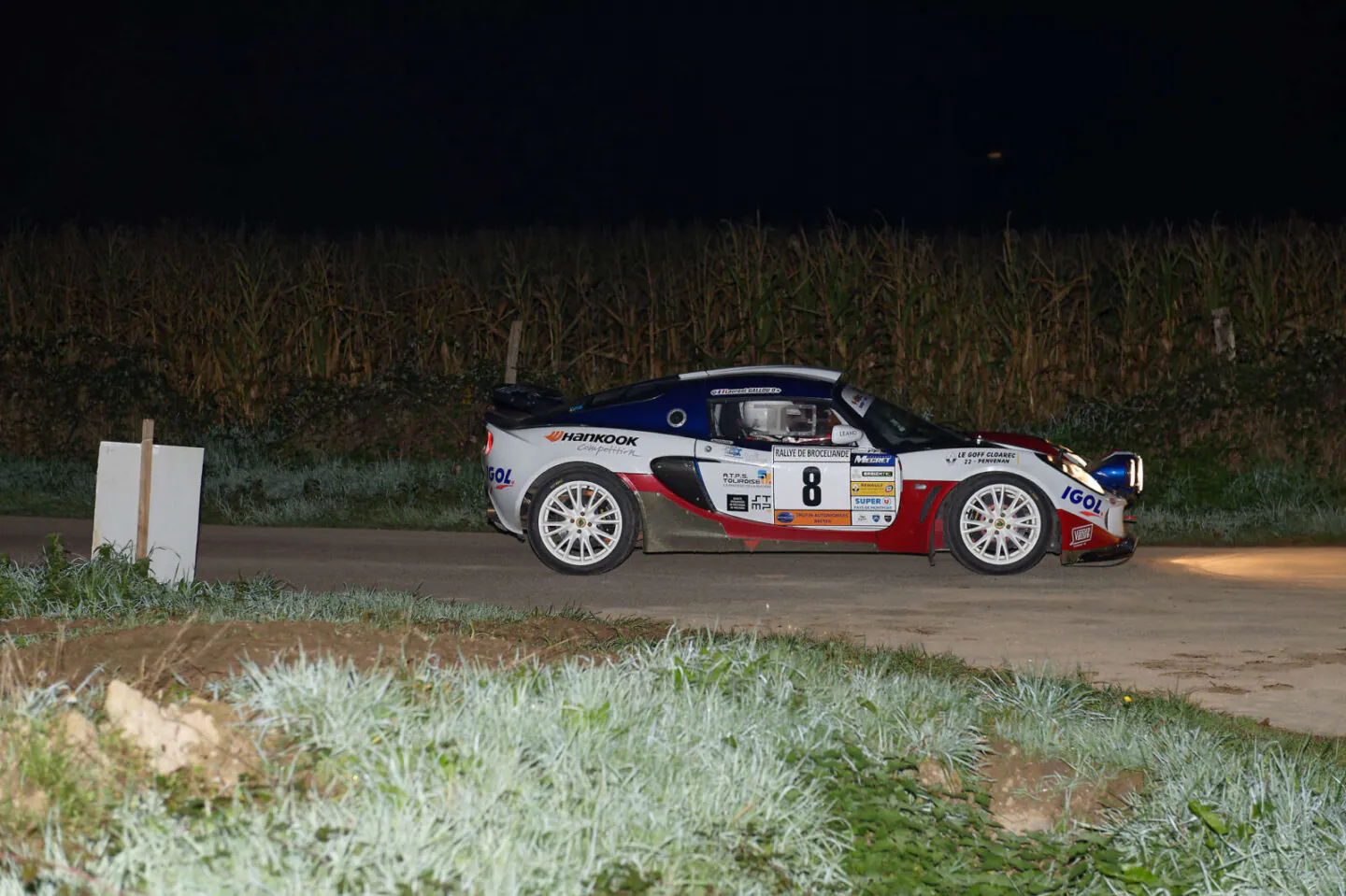 Le pilote : Laurent GALLOU lors du rallye de Brocéliande 2024