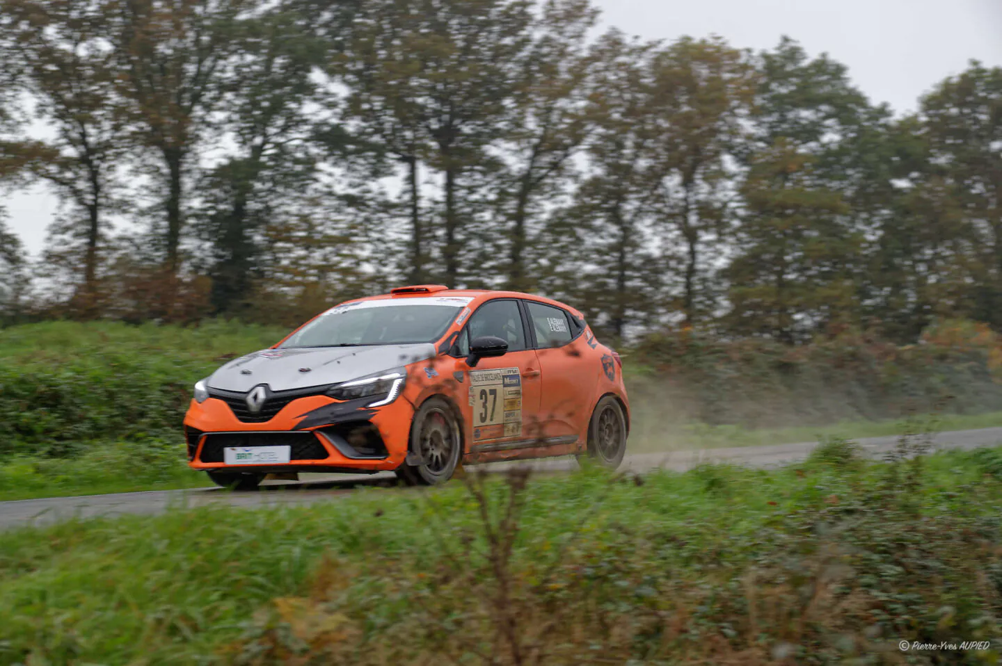 Le pilote : Sébastien ALEMANY lors du rallye de Brocéliande 2024