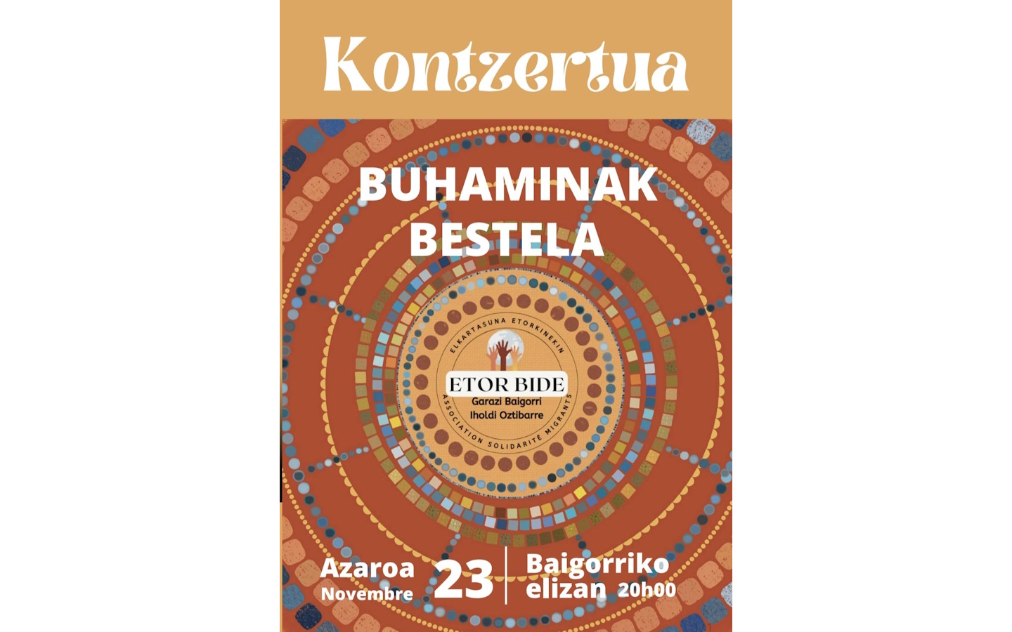 Concert chants basques Buhaminak et Bestela