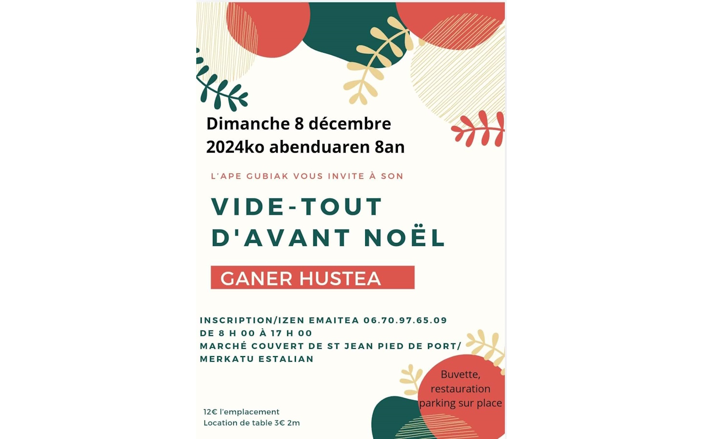 Vide tout d'avant Noël-vide grenier