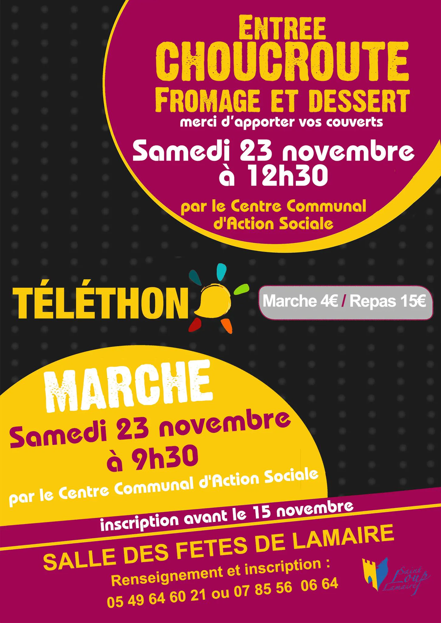 Téléthon marche et repas