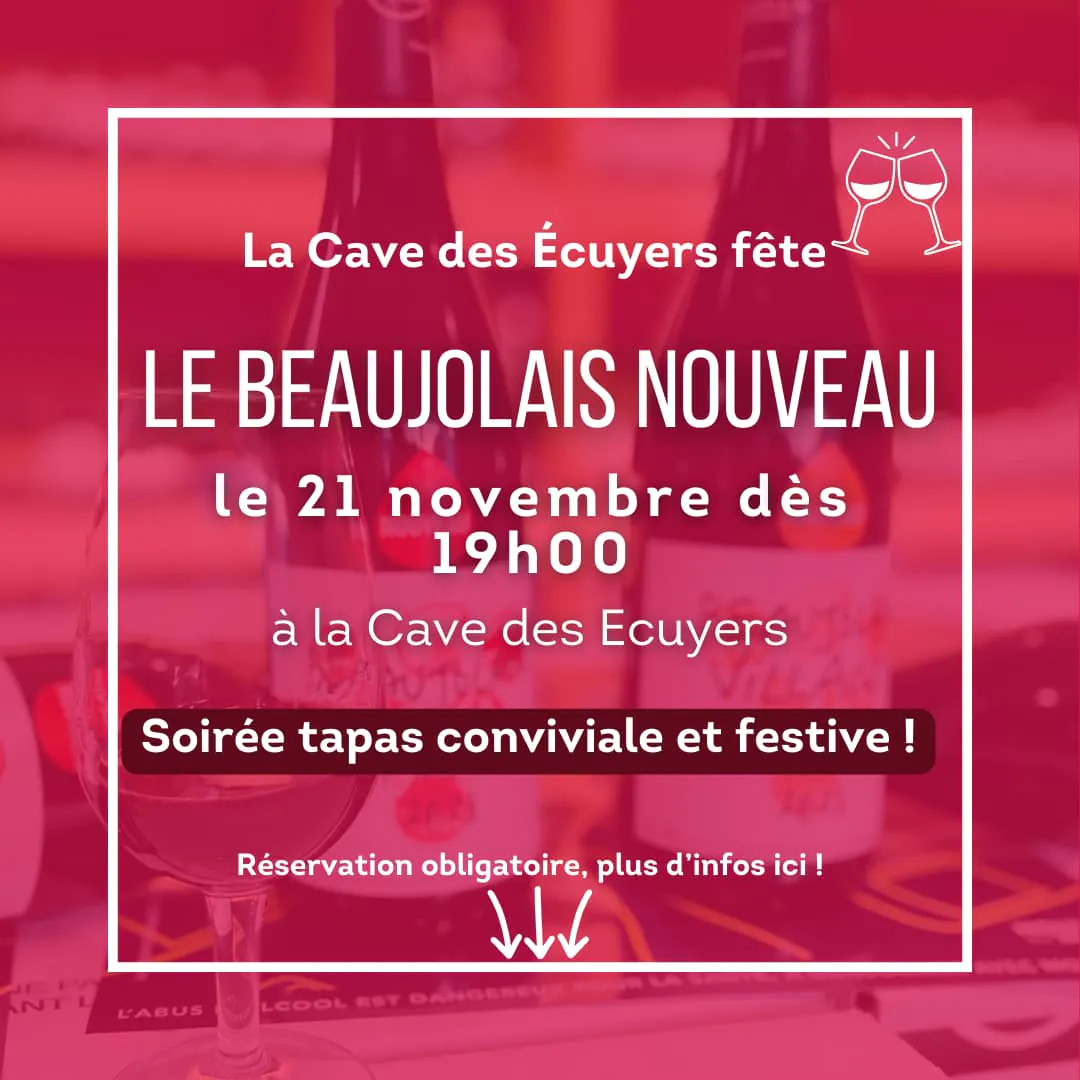 Soirée beaujolais nouveau à la Cave des écuyers