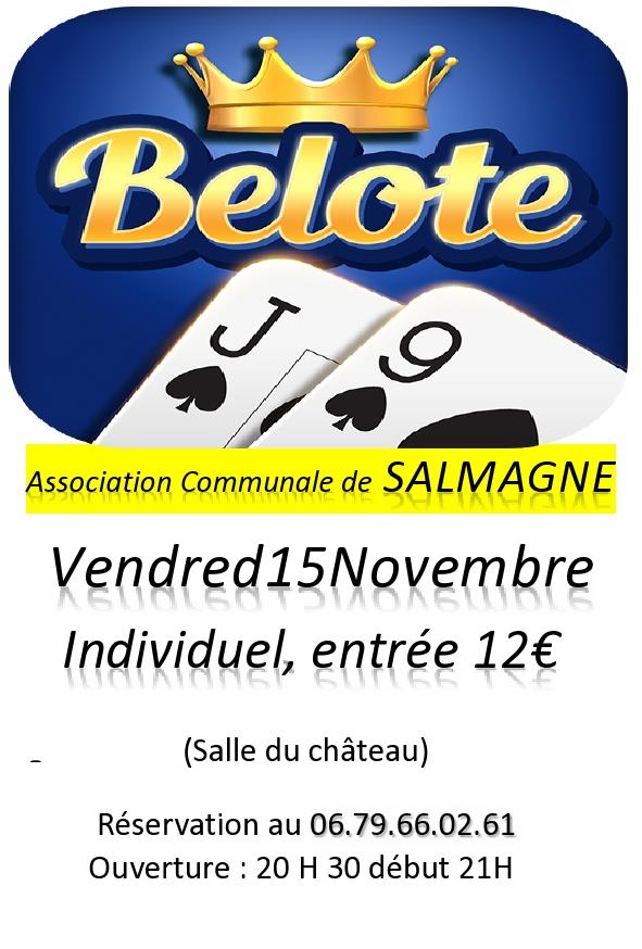 CONCOURS DE BELOTE