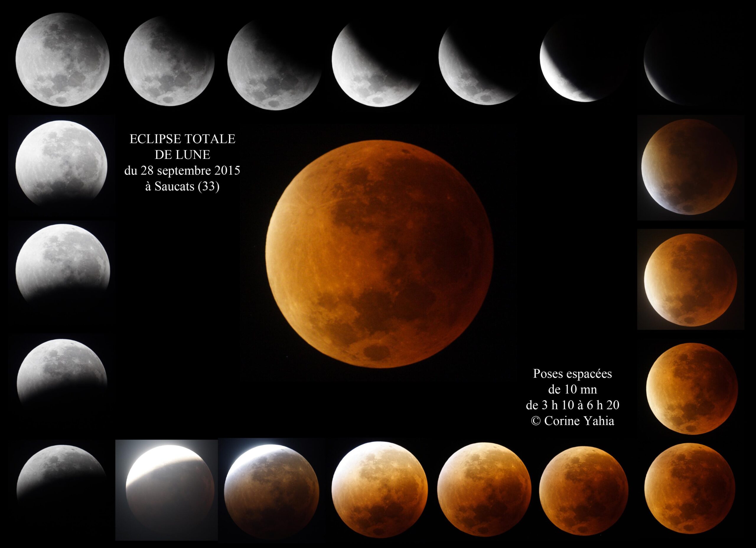 Observation spéciale éclipse de Lune