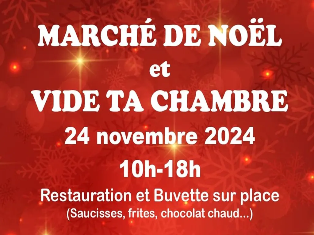 Marché de Noël et vide ta chambre