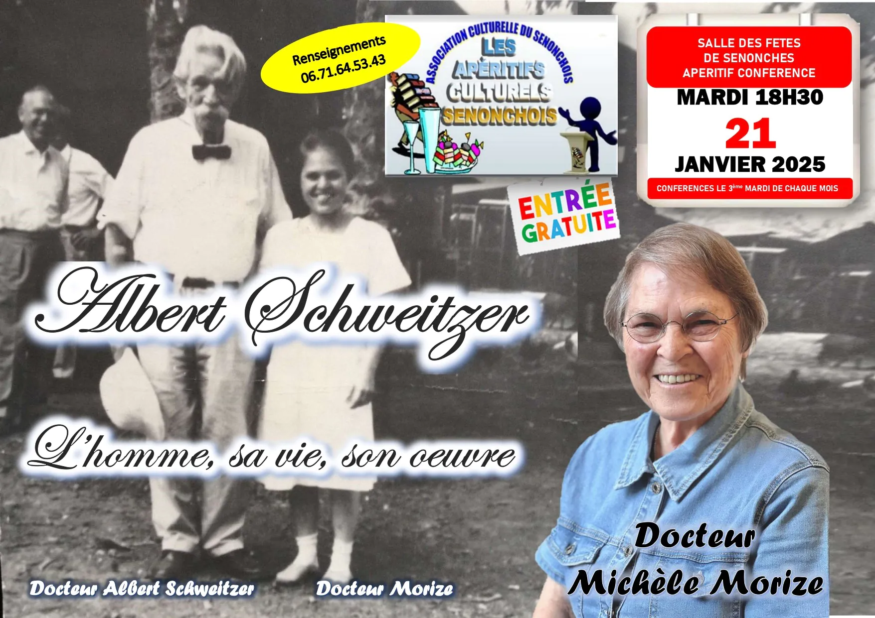 Apéritif-conférence. Albert Schweitzer