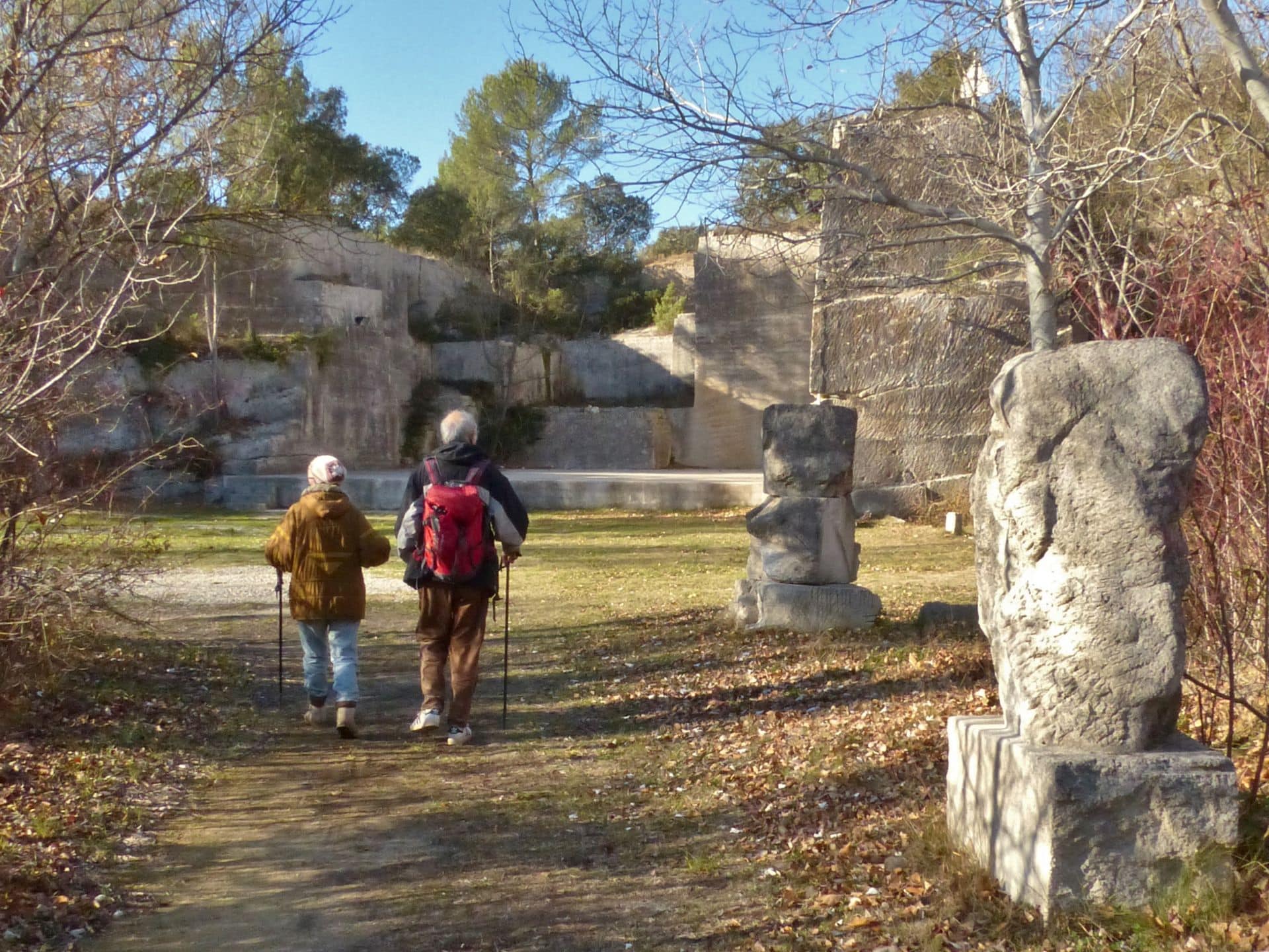 RANDONNEE DU SENTIER DES QUATRE CARRIERES Sussargues Occitanie