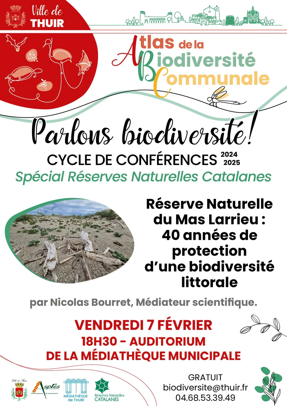 PARLONS BIODIVERSITE CICLE DE CONFERENCES