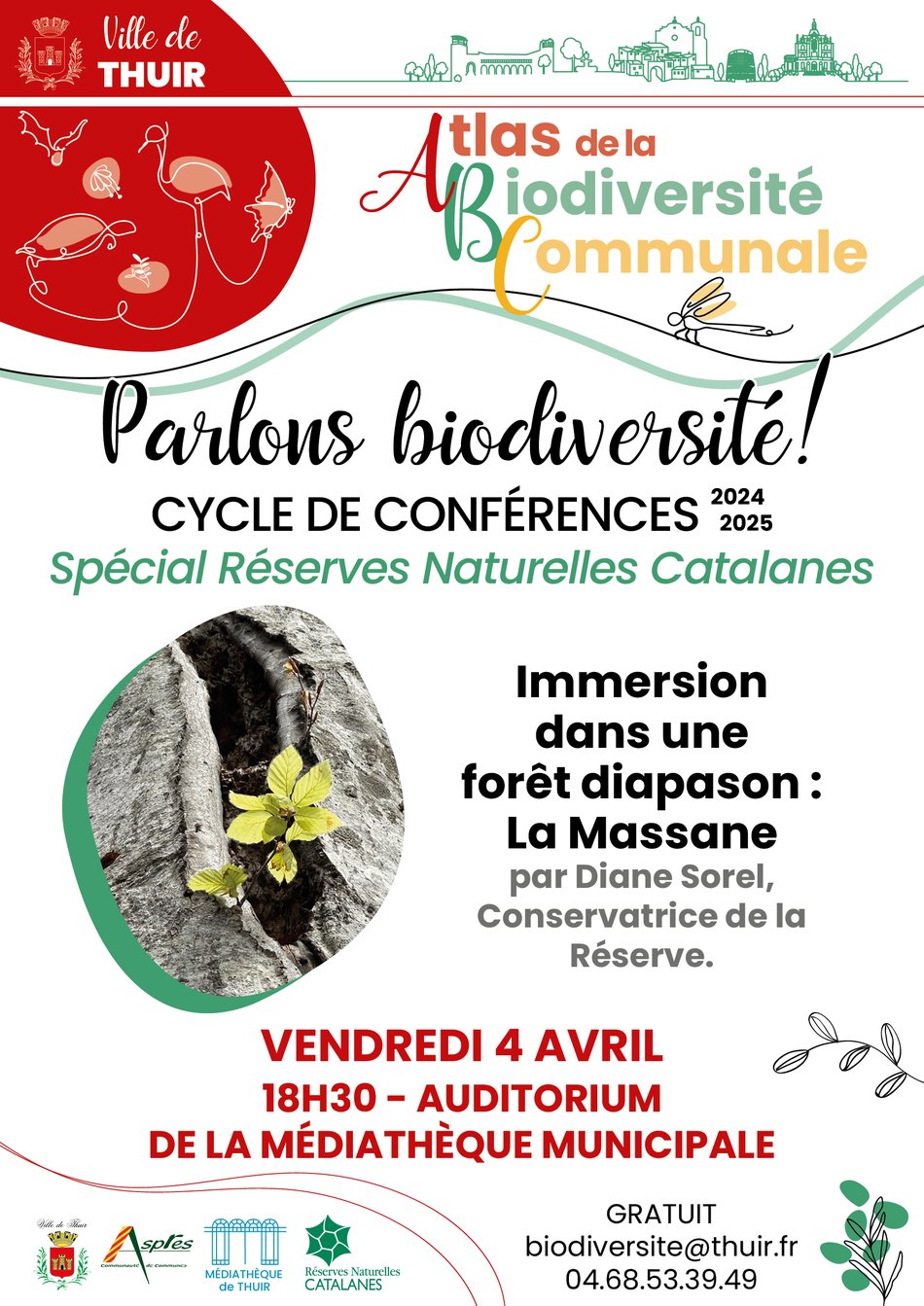 PARLONS BIODIVERSITE CICLE DE CONFERENCES