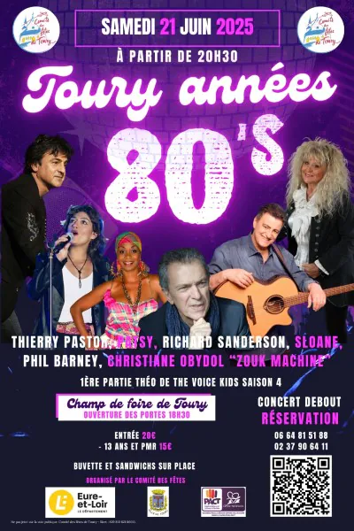 Concert "Toury Années 80's"