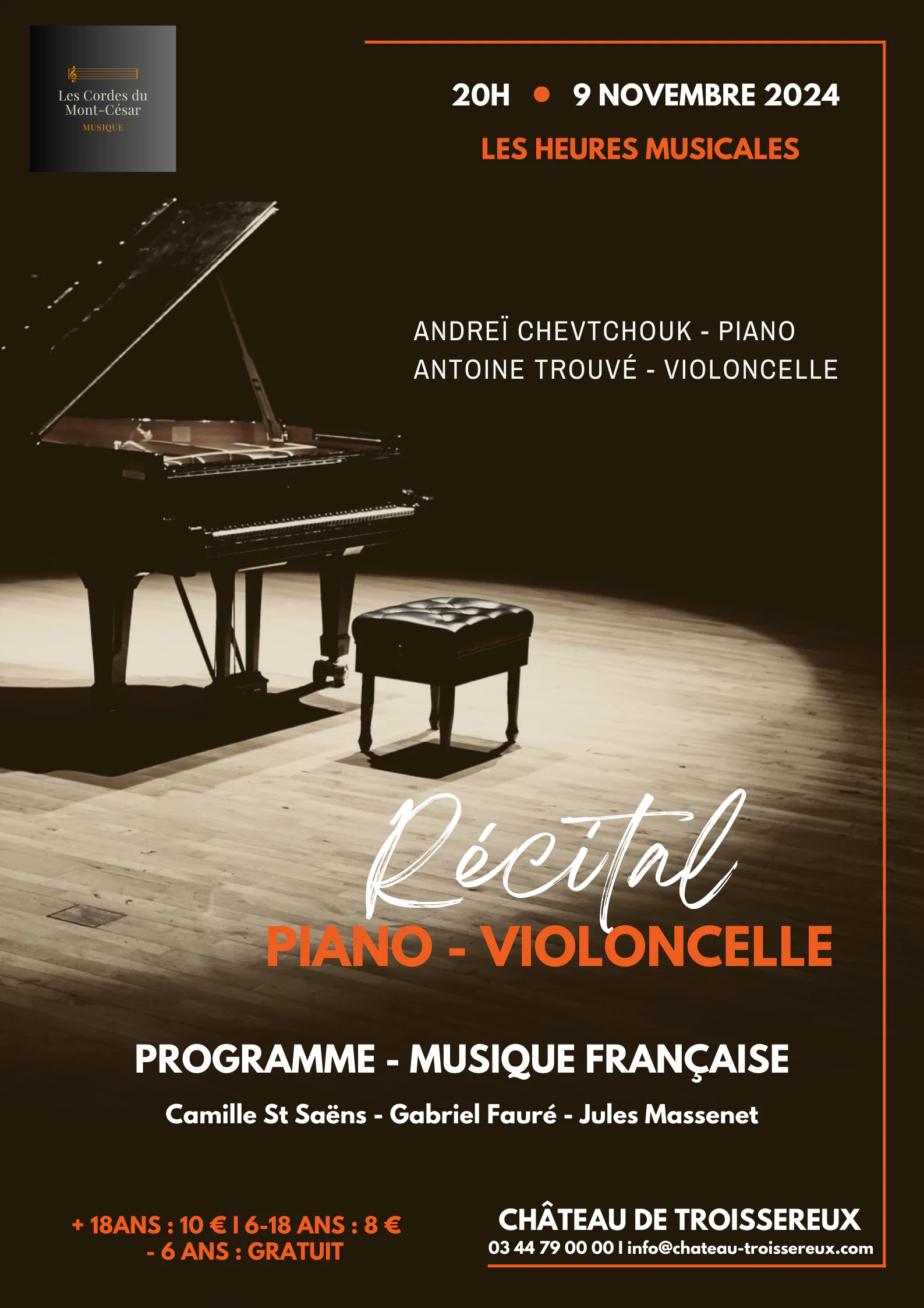 Récital de Piano Les heures musicales