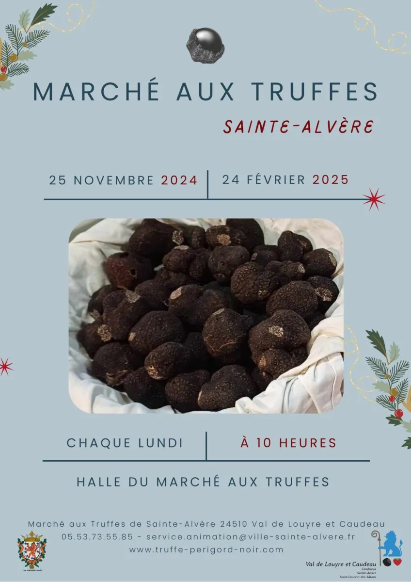 Marché aux truffes de Sainte Alvère