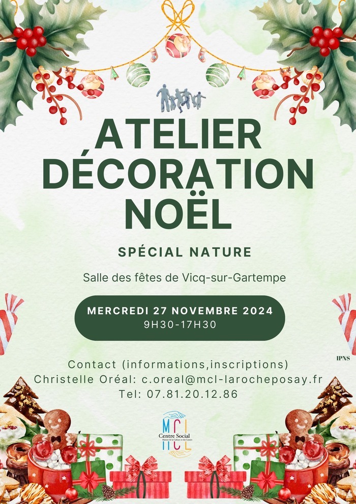 Atelier décoration Noël