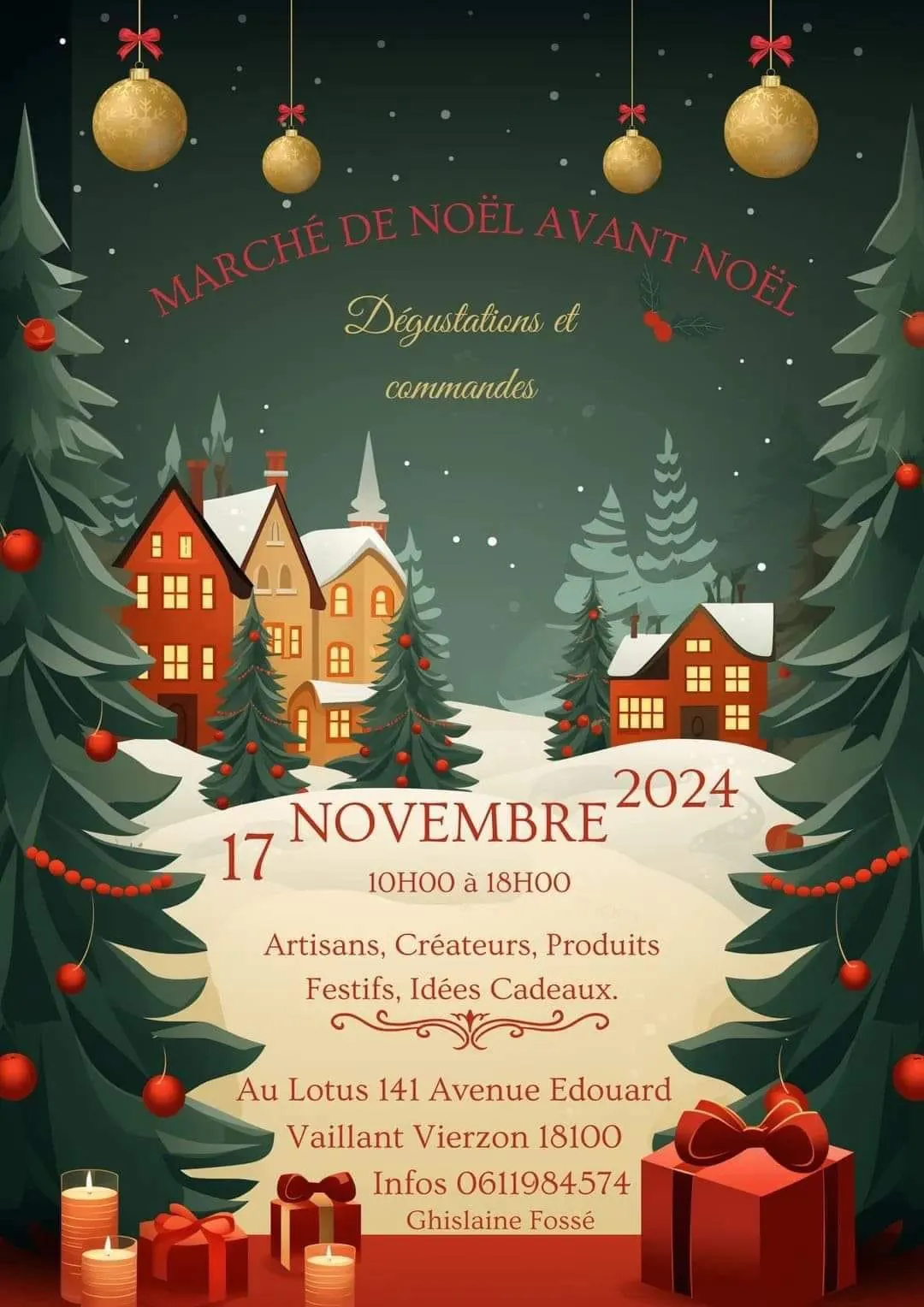 Marché de Noël avant Noël