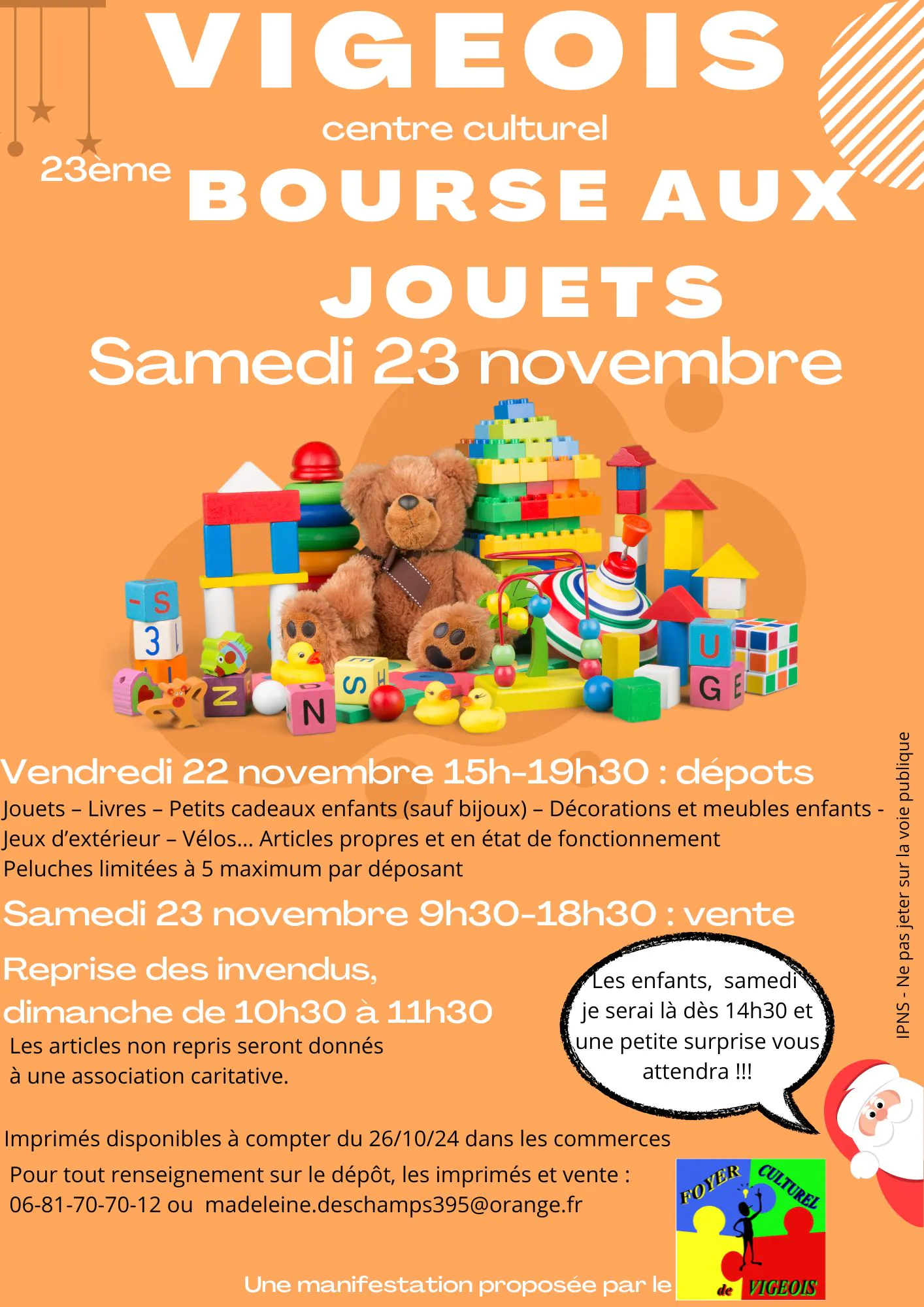 Bourse aux jouets