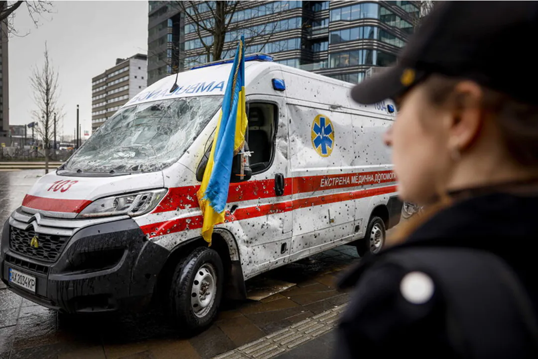 ambulance mitraillée france