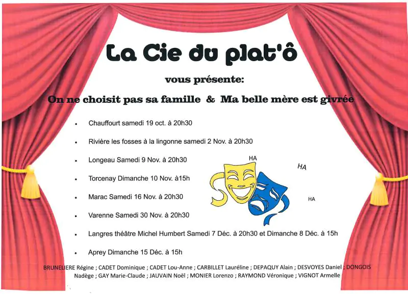 SPECTACLE PAR LA CIE DU PLAT'Ô