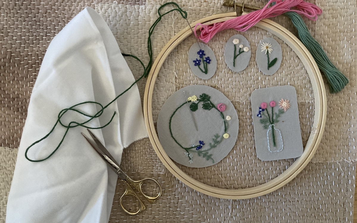 Atelier d’initiation à la broderie Bibliothèque Colette Vivier Paris