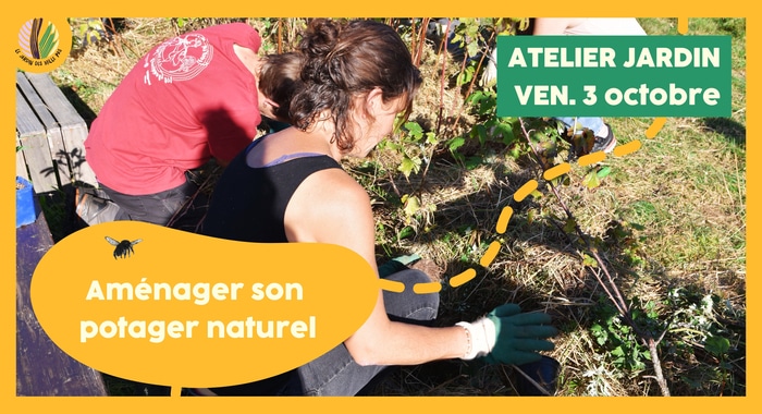Atelier jardin : Aménager son potager naturel Jardin des Mille Pas Rennes