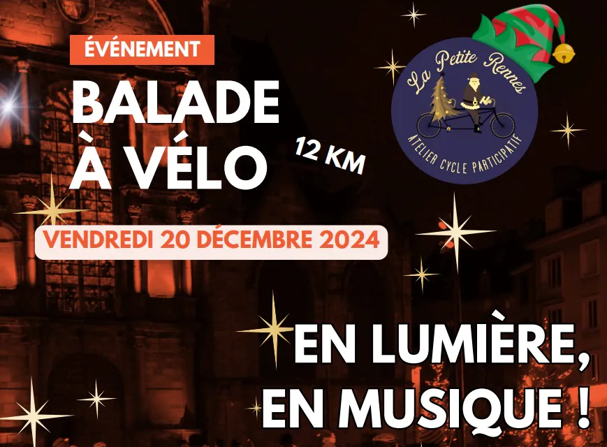  Balade à vélo en lumière et en musique,