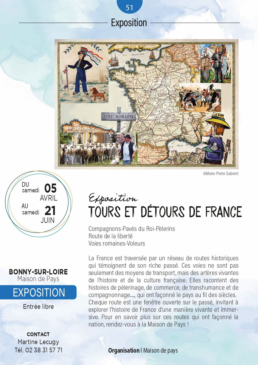 Exposition "Tours et détours de France"