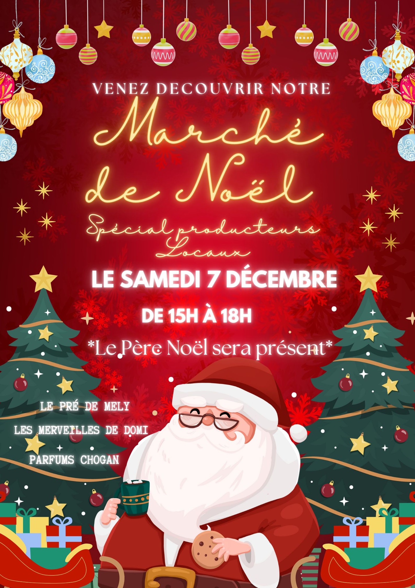 Marché de Noël de producteurs locaux