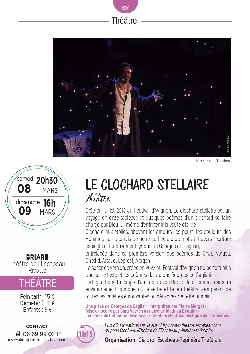 Théâtre "Le clochard stellaire"