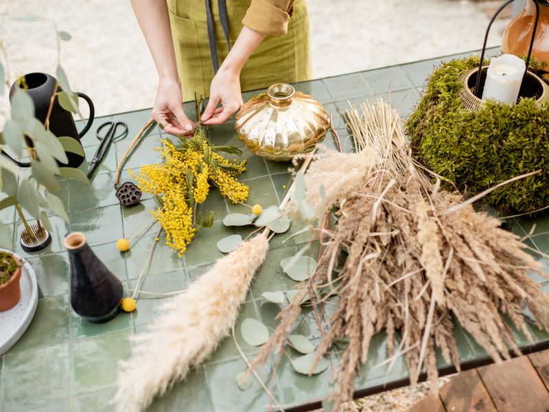 Atelier d'art floral adulte