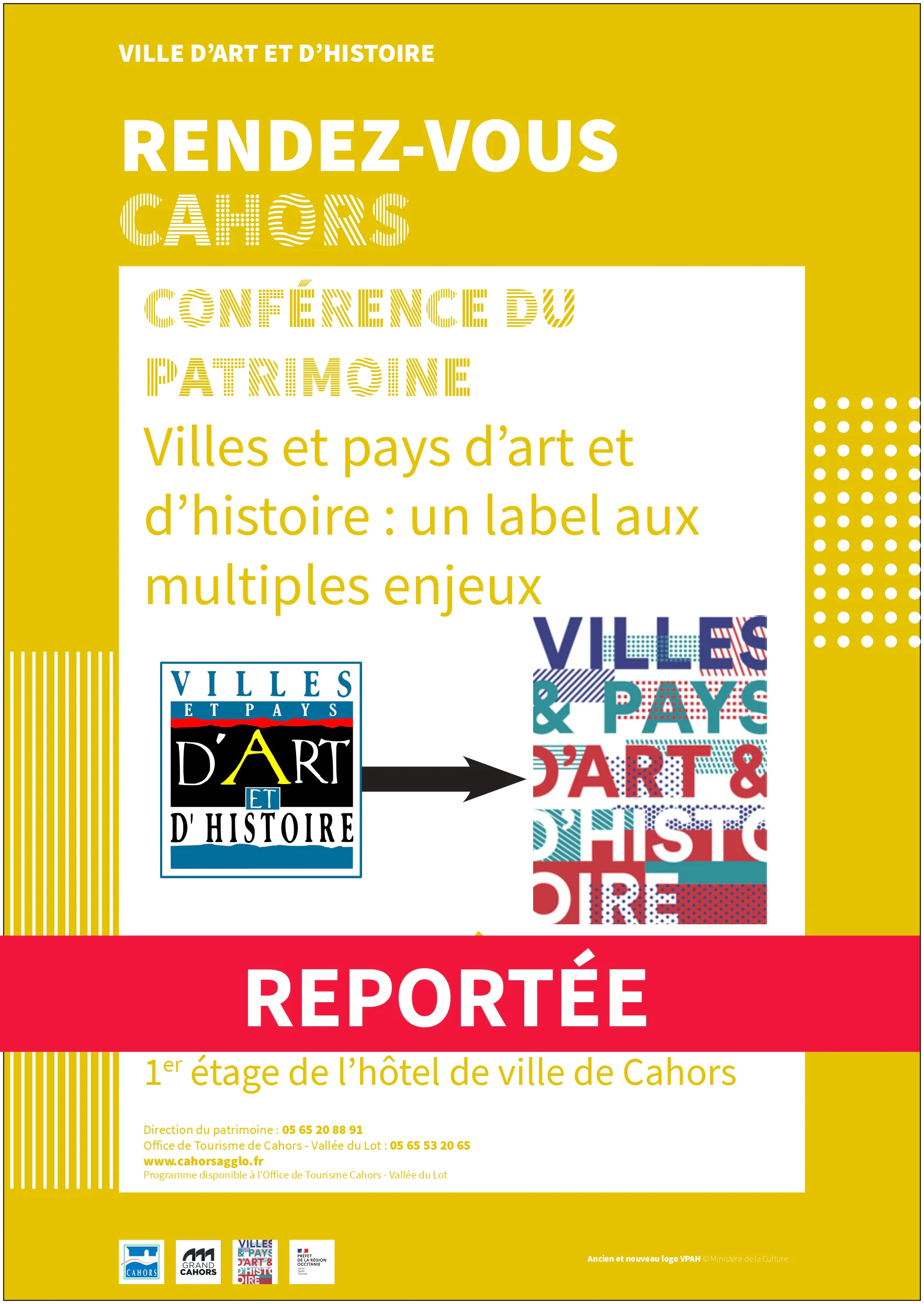 Conférence du patrimoine "Villes et Pays d'art et d'histoire un label aux multiples enjeux"