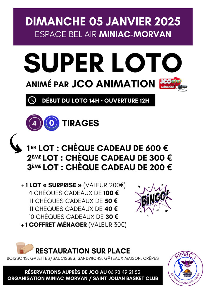 Super Loto Espace Bel-Air Miniac-Morvan