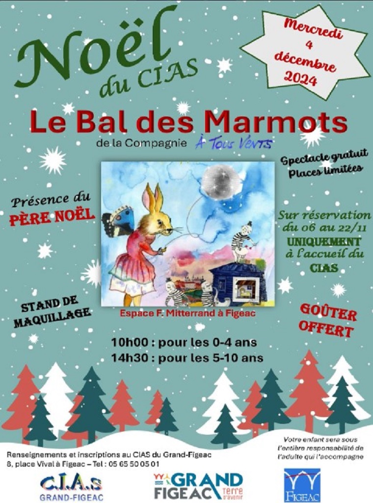 Noël du Centre social bal des marmots