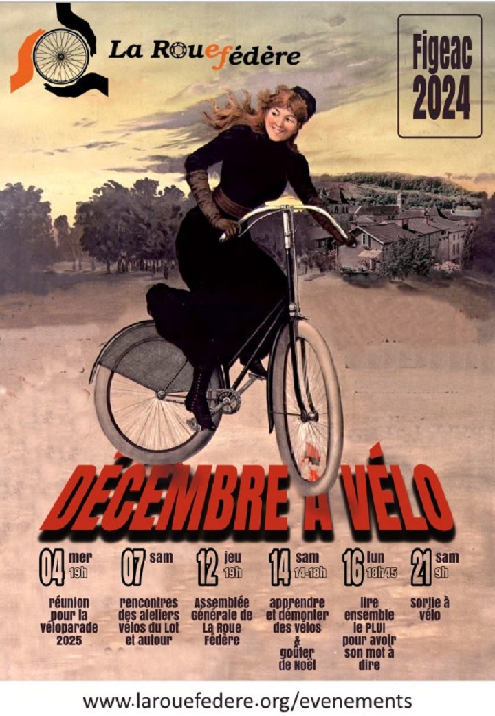 Atelier démontage de vélo et goûter de Noël à Figeac