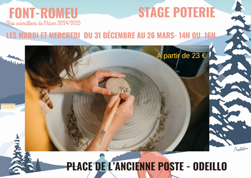 STAGE POTERIE