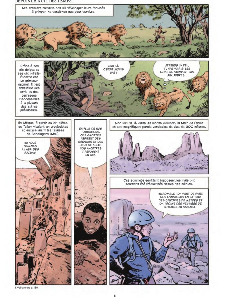 Il était une fois l'escalade Les Arènes Mont-Blanc