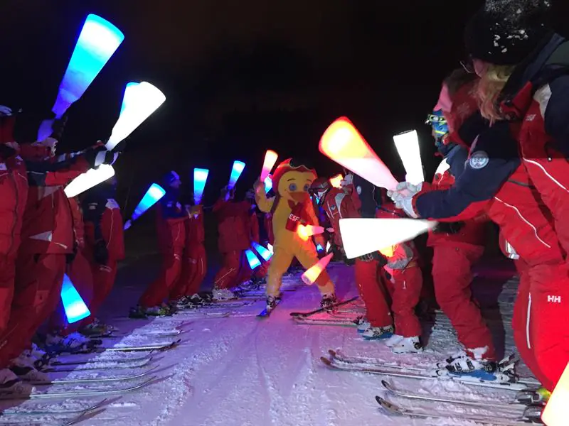 DESCENTE AUX FLAMBEAUX À LA BRESSE HOHNECK