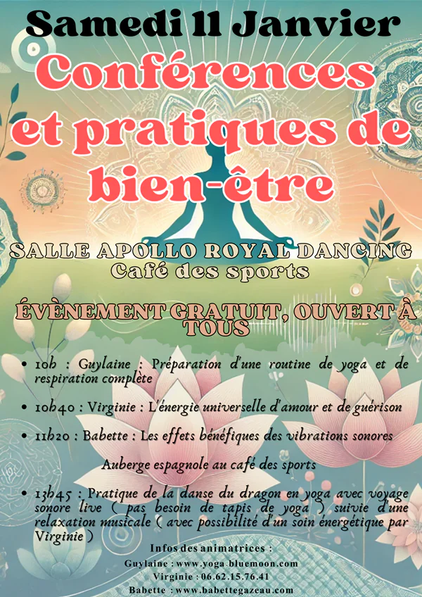 Conférences et Pratiques de bien-être