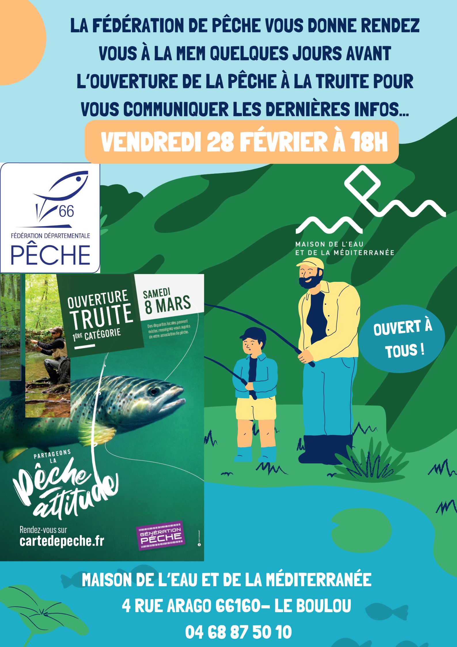 RÉUNION D'INFORMATIONS / CONFÉRENCE PÊCHE66