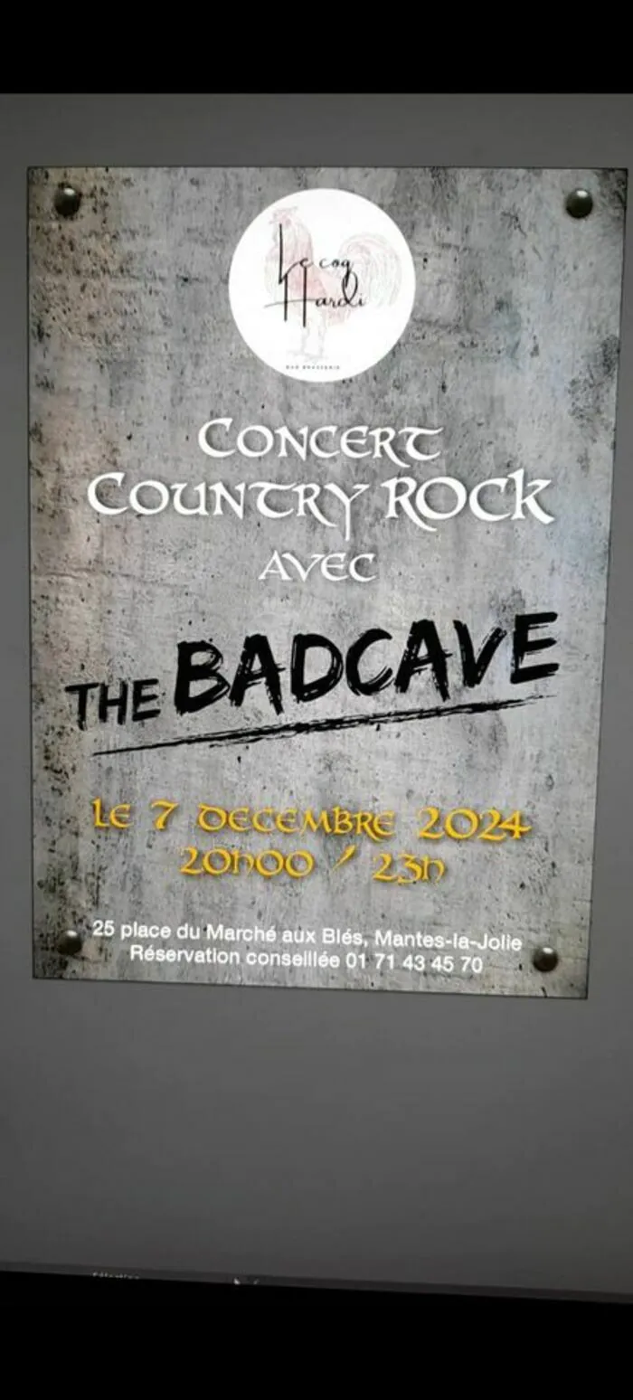 Country Rock live with THE BADCAVE Le Coq Hardi Mantes-la-Jolie