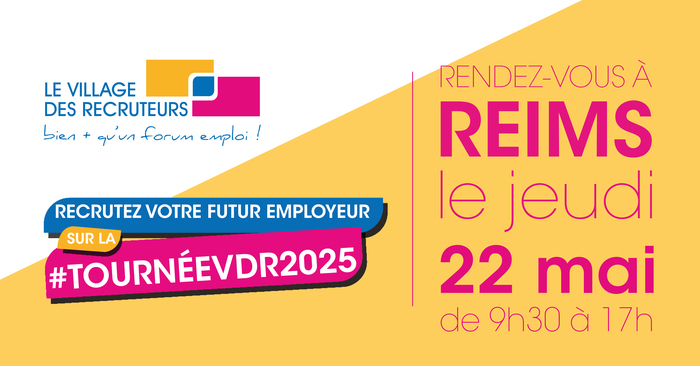 Le Village des Recruteurs de Reims 2025 Esplanade Porte de mars Reims