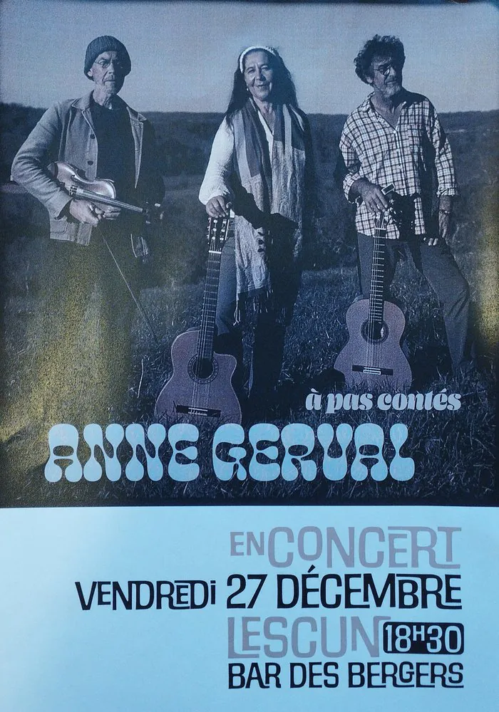 Concert Anne Gerval à pas contés