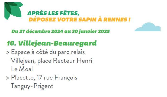 L'opération Sapin Malin revient dans votre quartier place Recteur Henry Le Moal 35000 Rennes Rennes