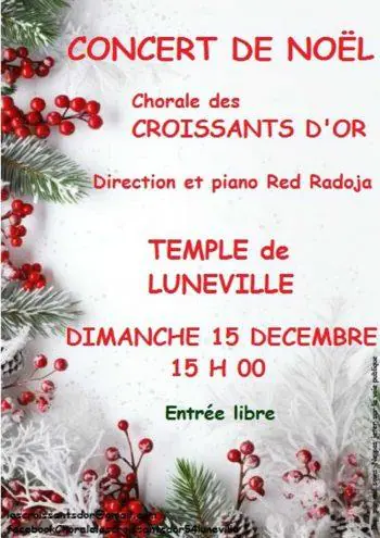 CONCERT DE NOËL LES CROISSANTS D’OR