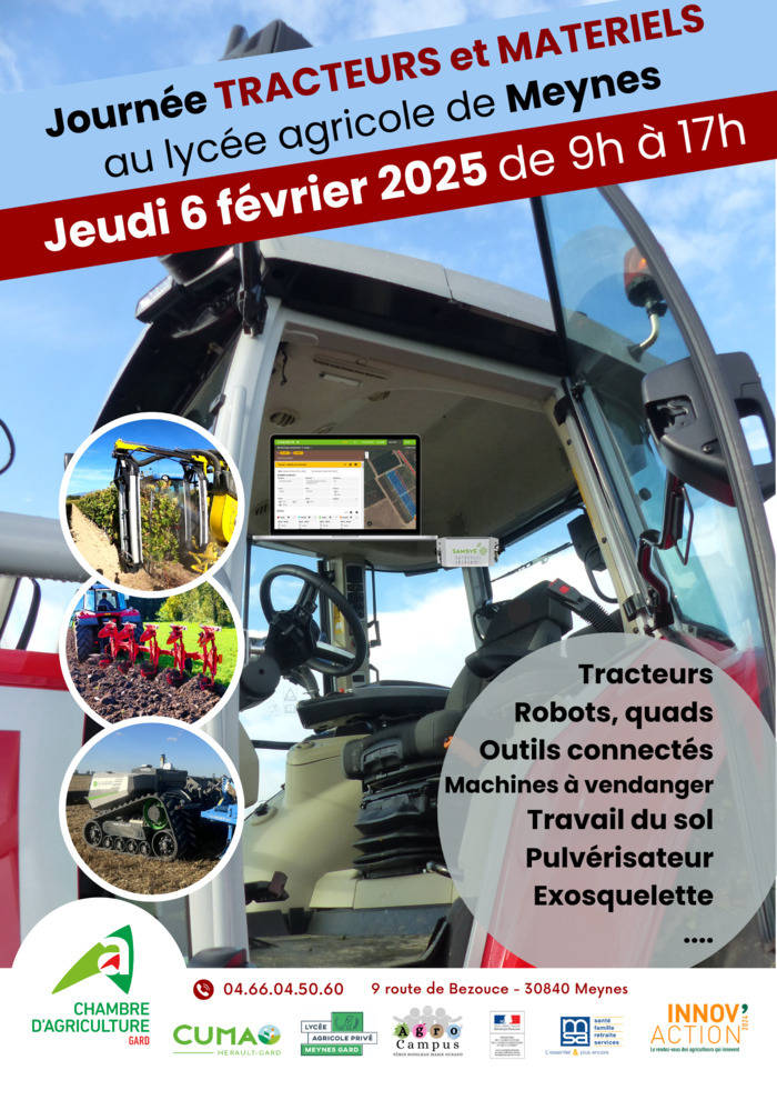 Journée tracteurs et matériels Lycée agricole